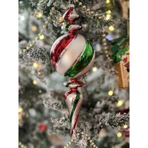 Jumbo Enesco Vintage Candy Twist Christmas Ornament, 12"